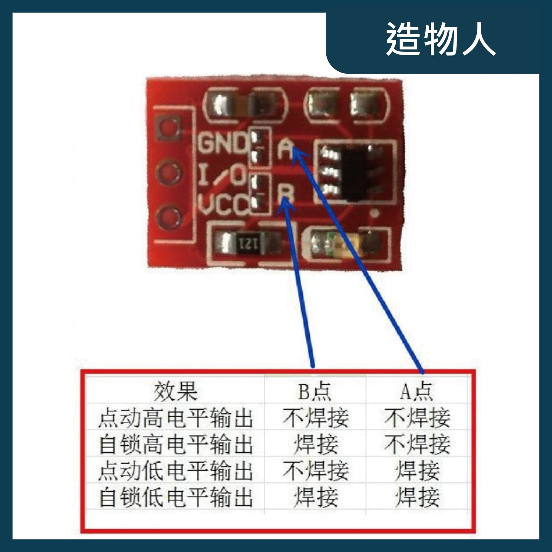 新款 TTP223 觸摸按鍵模組 自鎖 點動 電容式 按鈕 開關 觸碰 單路改造 Arduino按鈕
